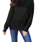 Basic Bae - Sleek Ribbed Mock Neck Knit Top