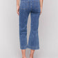 Charlie B - Cropped Pull-on Flare Jeans