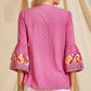 Andree By Unit - South Beach Embroidered Top