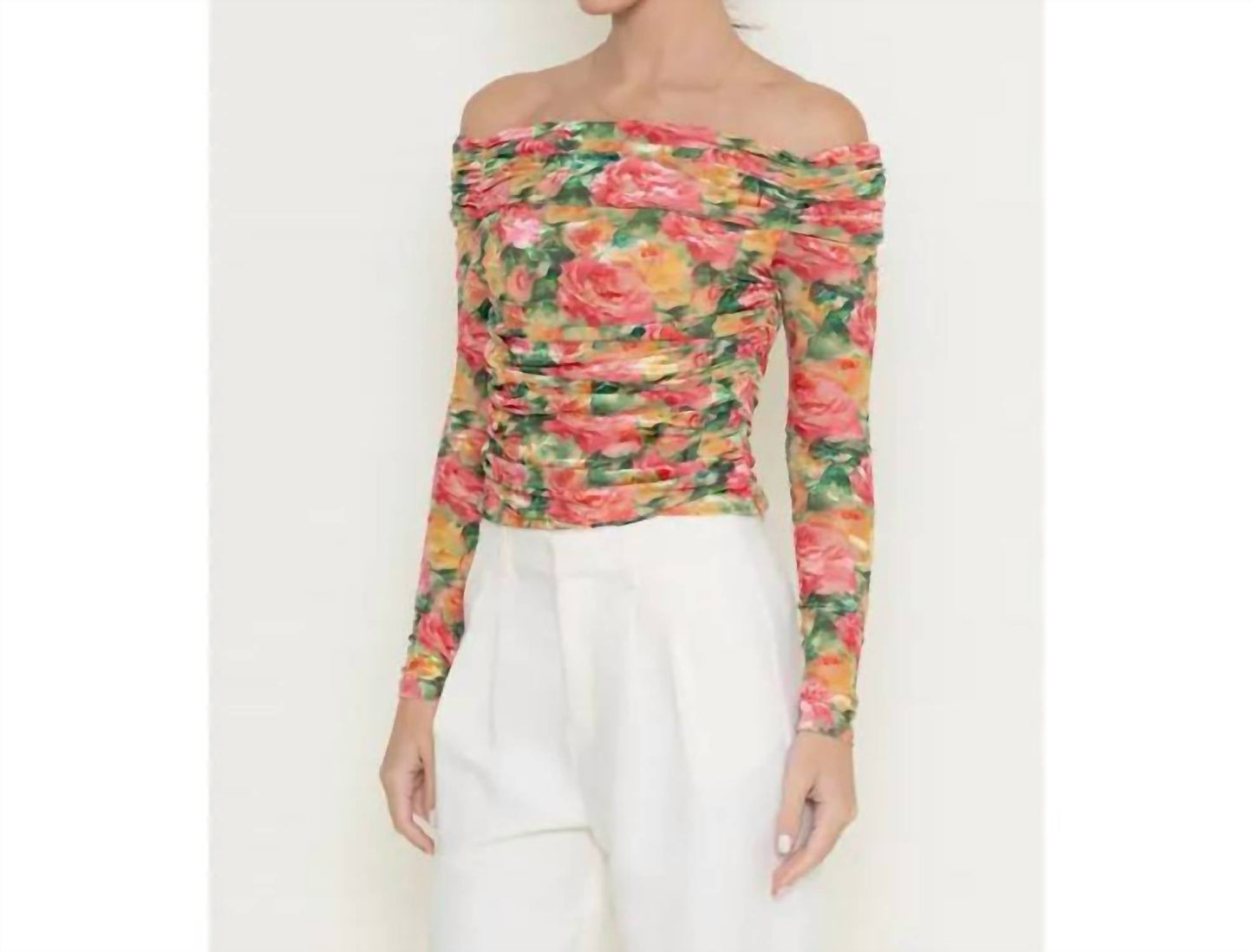 Fore Collection - Romantic Off The Shoulder Top
