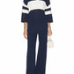 525 America - Merritt Drawstring Striped Wide Leg Pants