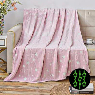 Glow-in-the-Dark 50" x 60" Throw Blankets