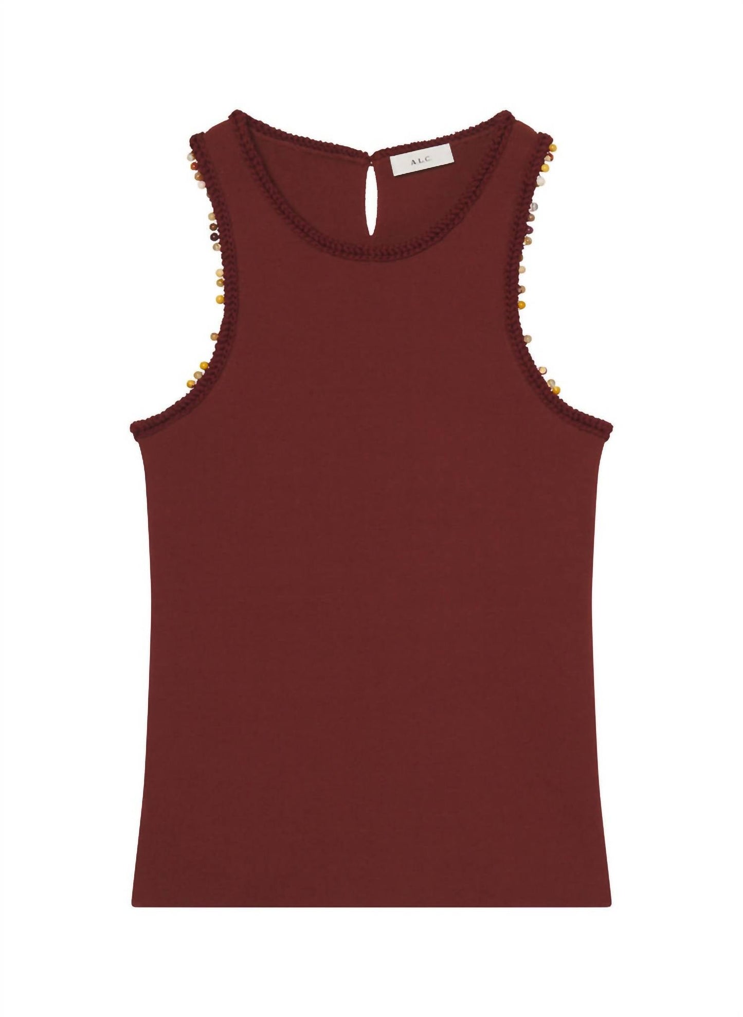 A.L.C. - Nelly Beaded Knit Tank Top