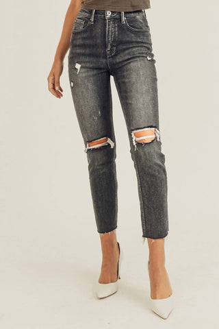 Risen - Reed High Rise Relaxed Fit Skinny Jean