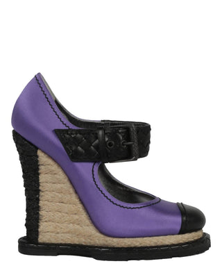 Bottega Veneta - Women's Mary Jane Espadrille Wedge Heel