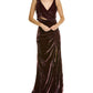 Cinq à Sept Womens Genevive Silk-Blend Gown, 4, Purple
