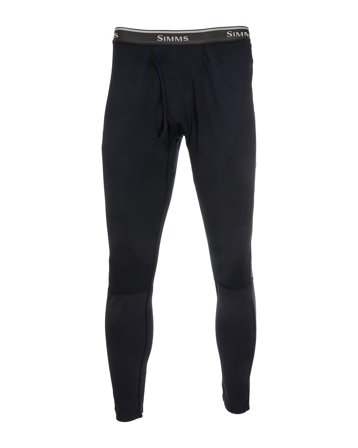 Simms Men's Heavyweight Fleece Lined Baselayer Bottom - Black