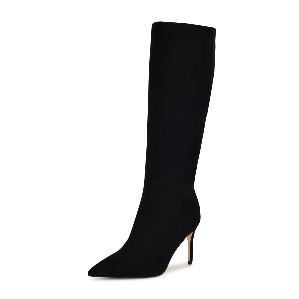 Nine West Womens Cook Black Suede Boot Size 8