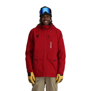 Spyder Men's Field Insulated Ski Jacket - Mineral Red
