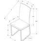 Dining Side Chair Upholstered for Dining Room, Modern (Set of 2)