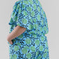 De Loreta - Daniela Button Down Blouse - Plus