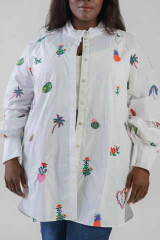 Emily Lovelock - Camisa Mona com botões - Plus