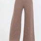 Vintage Havana - Waffle Knit Flared Pant