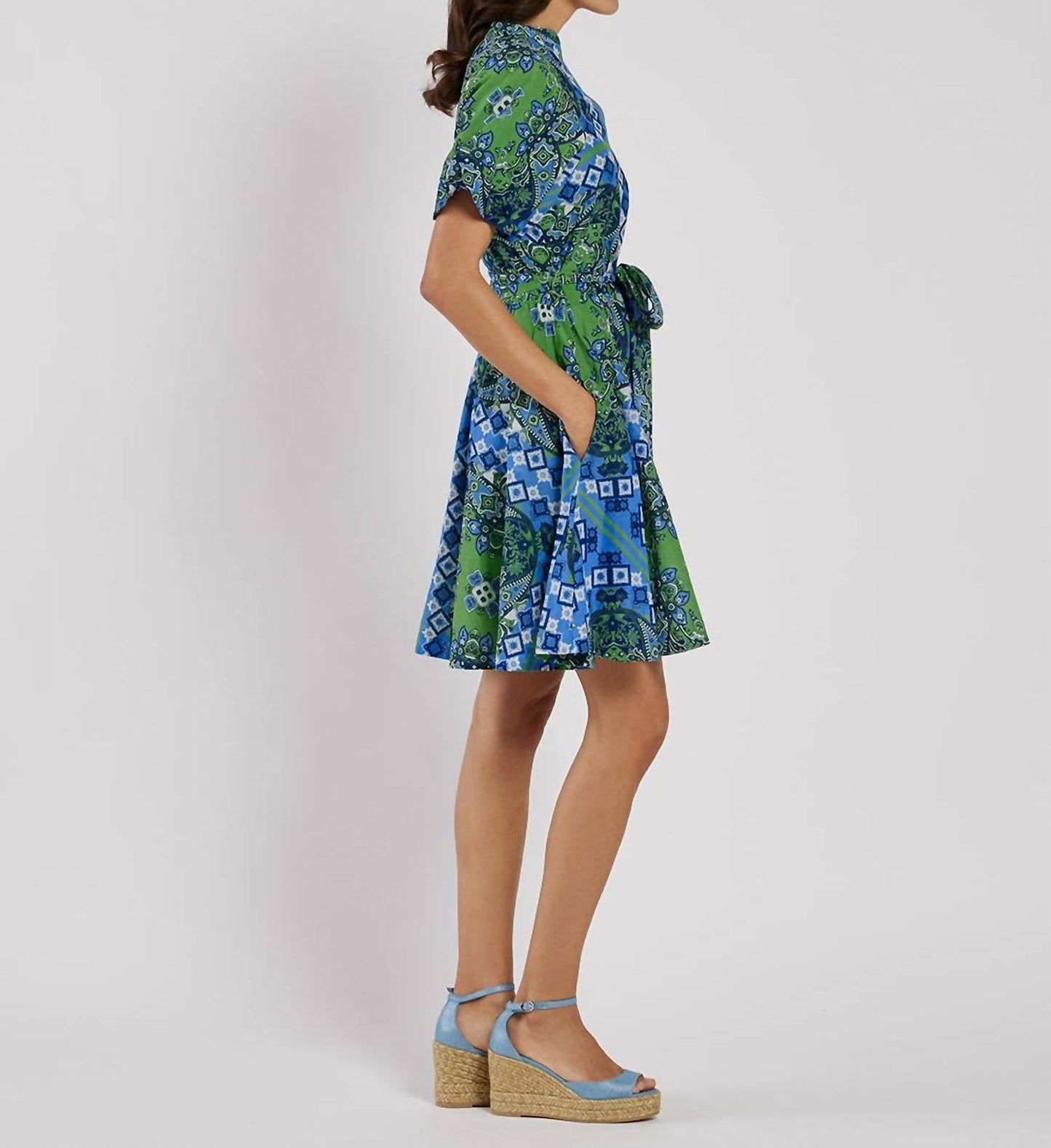 Jude Connally - Paisley Mini Dress