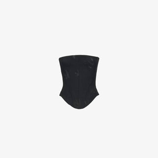 Alexander Mcqueen - Swallow Jacquard Corset