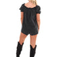 Free People - Daisy Denim Babydoll Romper