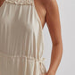 Entro - Sleeveless Wide Leg Romper w/ Chainlink Straps