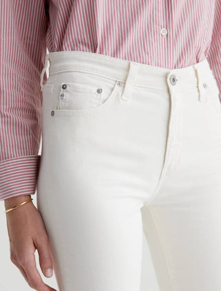 Ag Jeans - Calça jeans reta justa de cintura alta Mari Crop