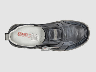 Kcr Group - Sapatos masculinos confortáveis ​​de couro sem cadarço