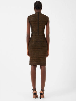 French Connection - Vestido Danni Crepe Manga Curta