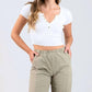The Workshop - Cynthia Snap Button Sweater Top