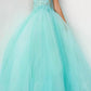 Jovani - Embroidered Bodice Ballgown