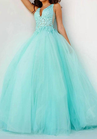Jovani – Vestido de baile com corpete bordado