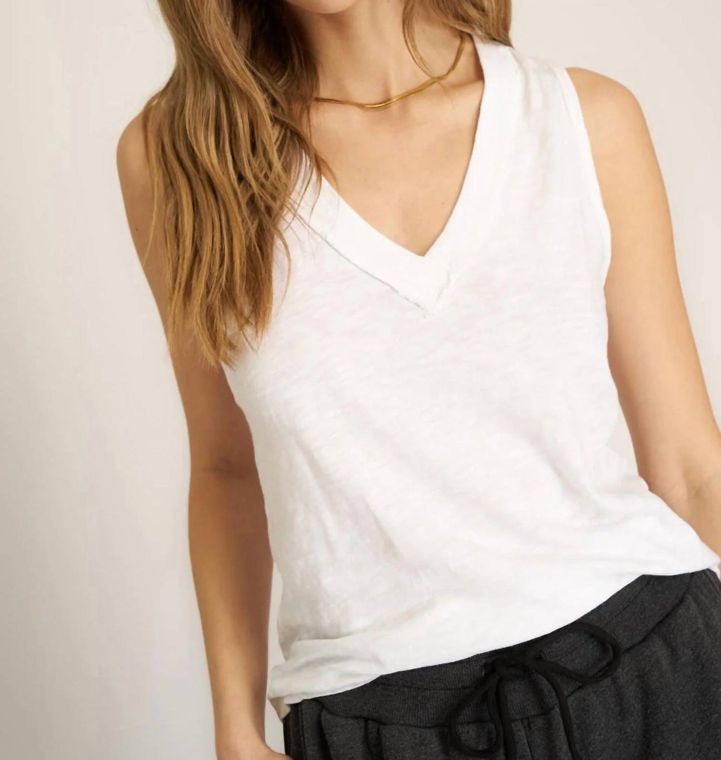 Project Social T - Slub V Neck Tank