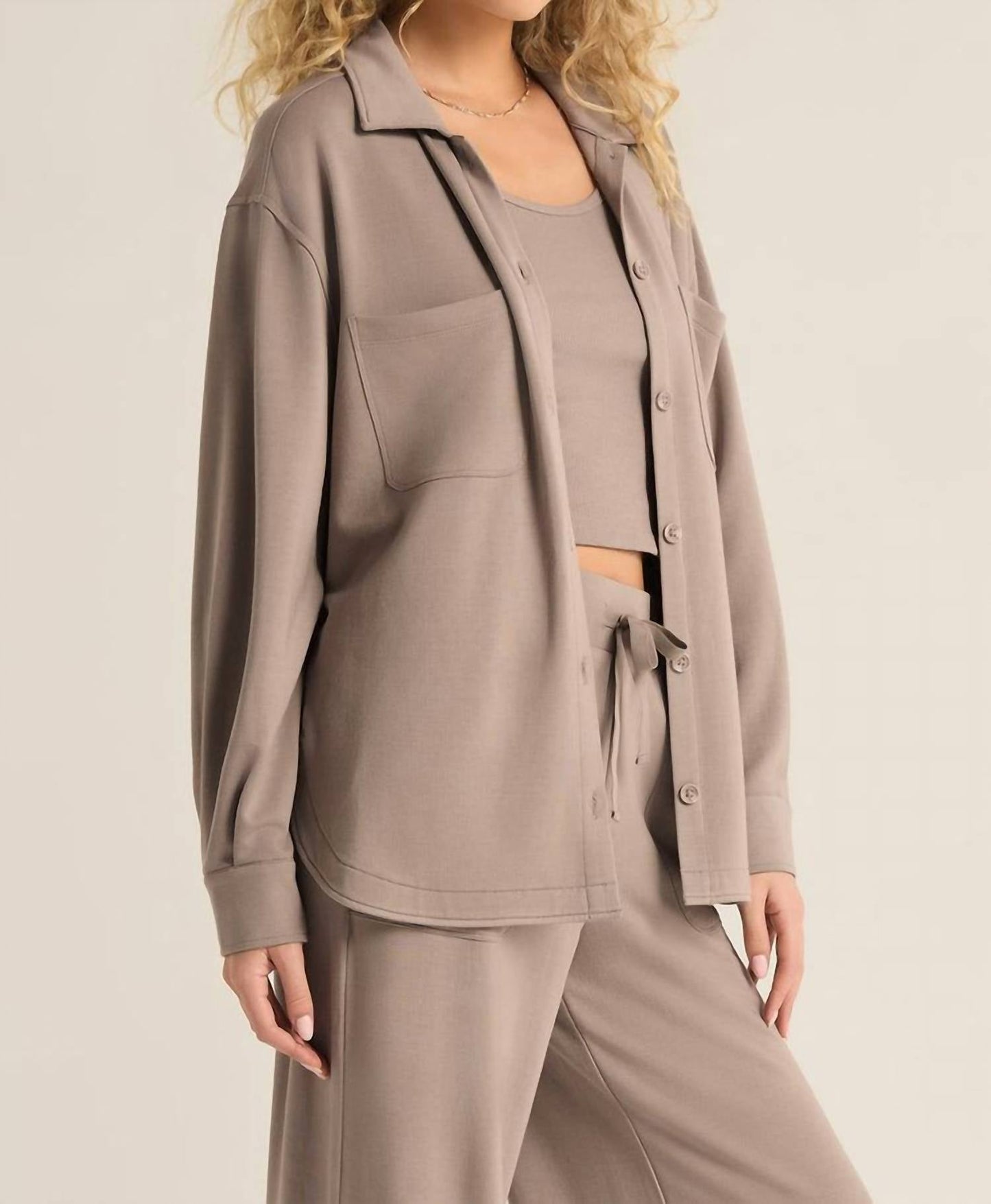 Z Supply - LAYOVER MODAL FLEECE BUTTON UP SHIRT