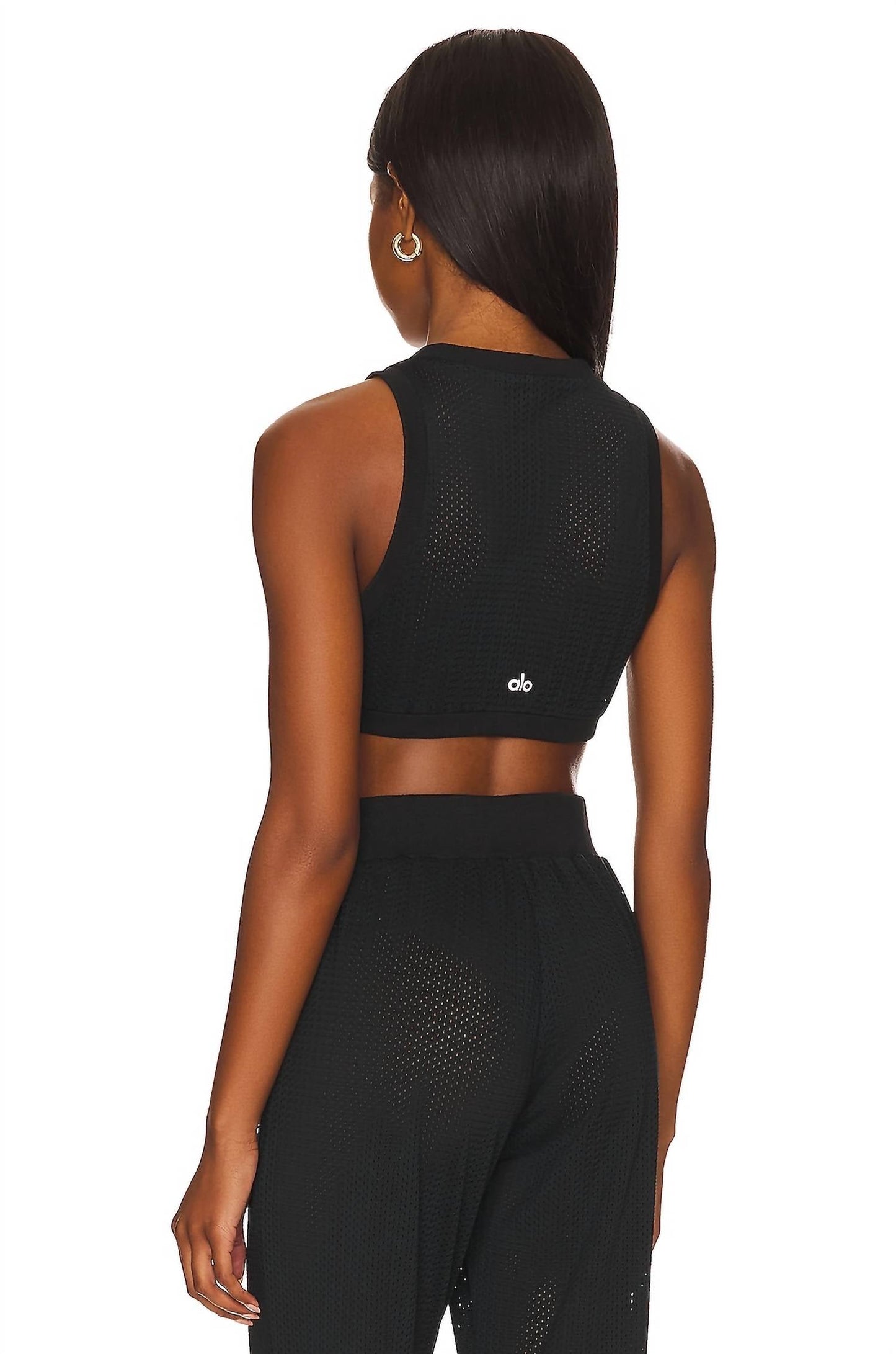 Alo Yoga - Mesh All-Star Sports Bra Tank Top