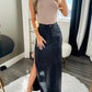 Dear Lover - Faux Leather Skirt
