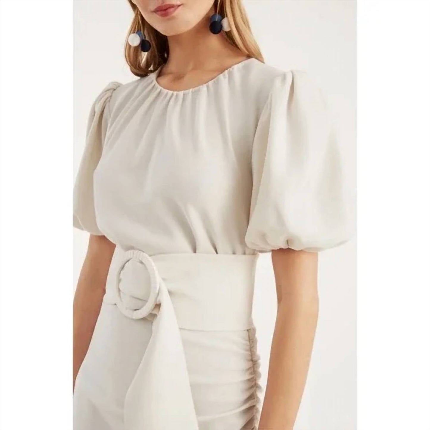 Sachin &amp; Babi - Vestido Sereia Camila Crepe Ruched