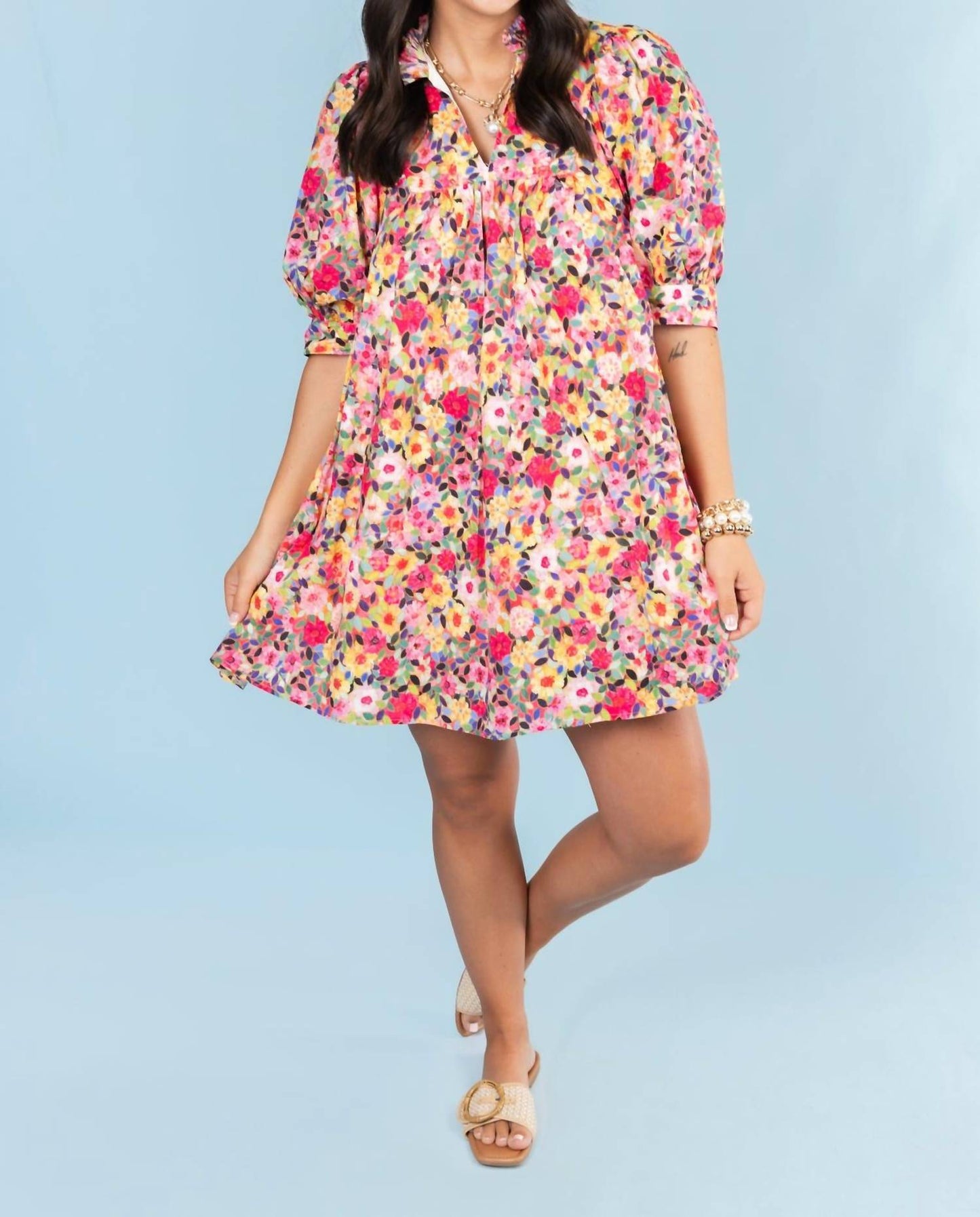 Entro - Vivid Blossom Dress