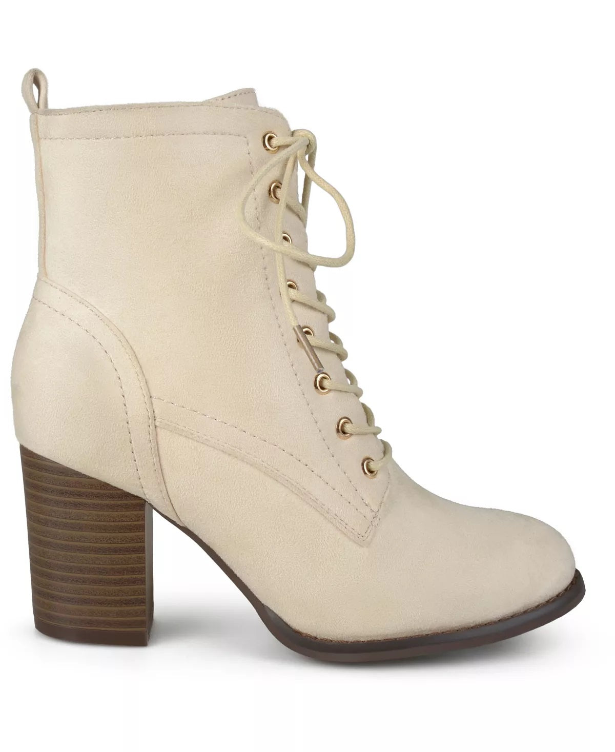 Bota feminina Baylor com cadarço Journee Collection, marrom, tamanho 5,5 M