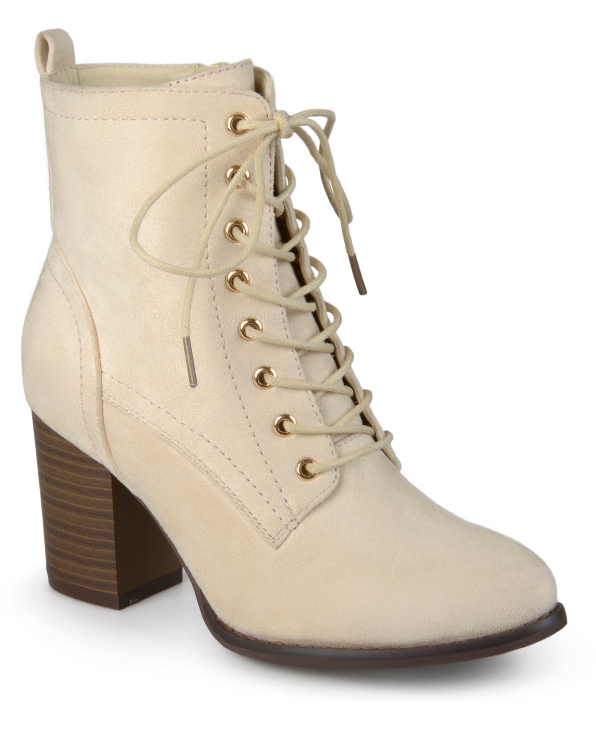 Bota feminina Baylor com cadarço Journee Collection, marrom, tamanho 5,5 M