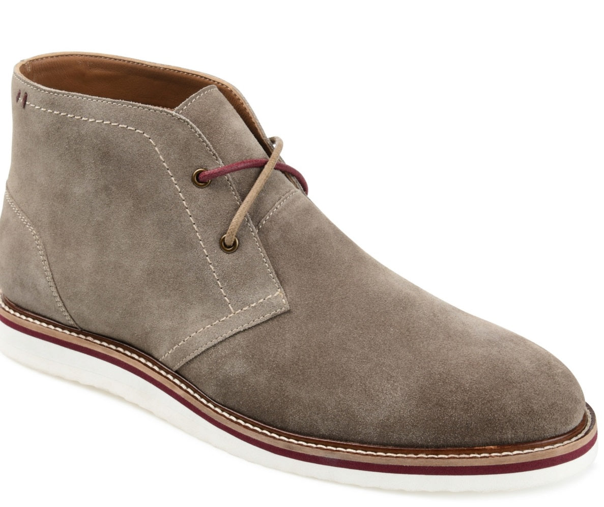 Botas Chukka Masculinas Thomas &amp; Vine Keegan Plain Toe Marrom Tamanho 8 M