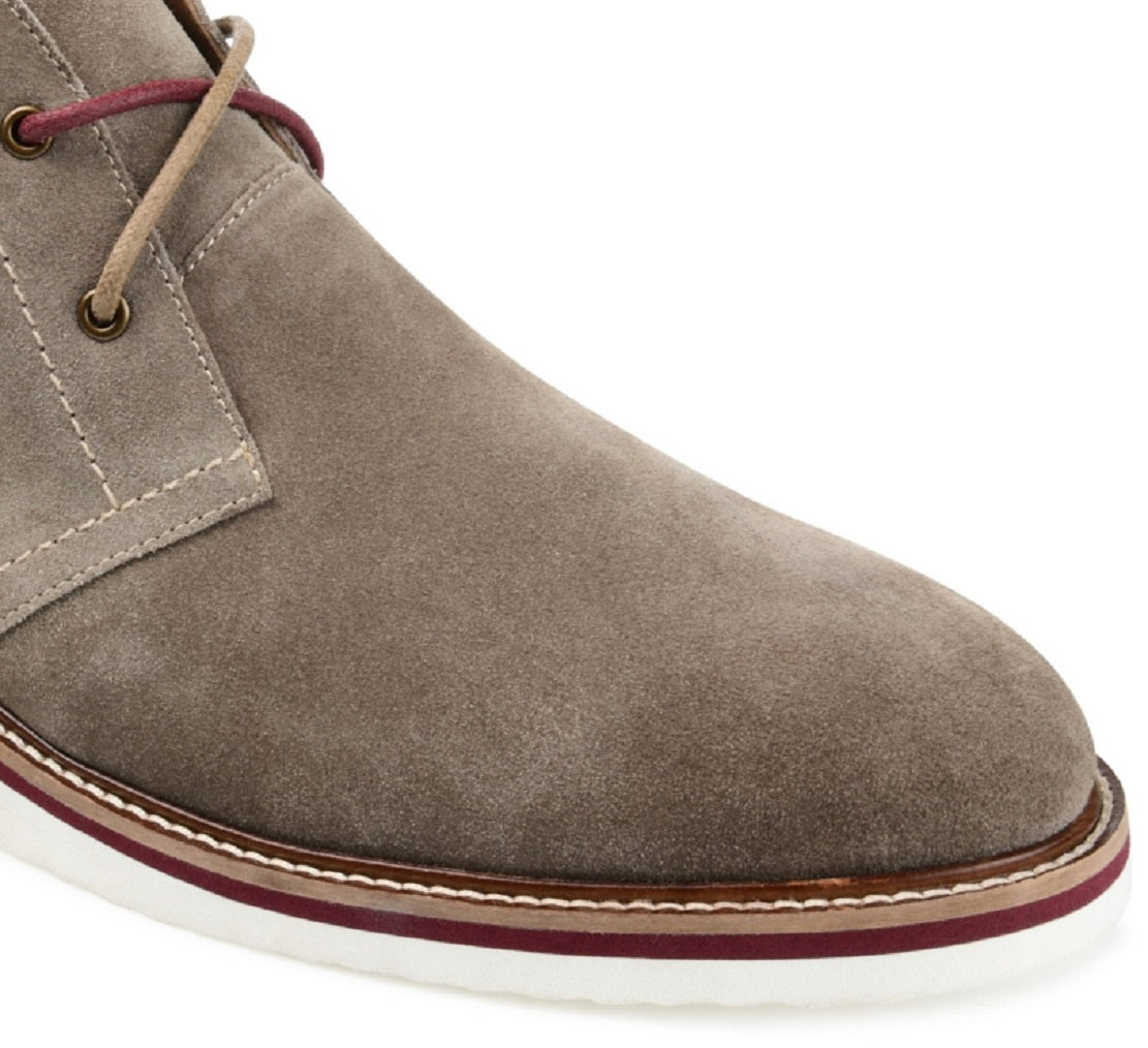 Botas Chukka Masculinas Thomas &amp; Vine Keegan Plain Toe Marrom Tamanho 8 M