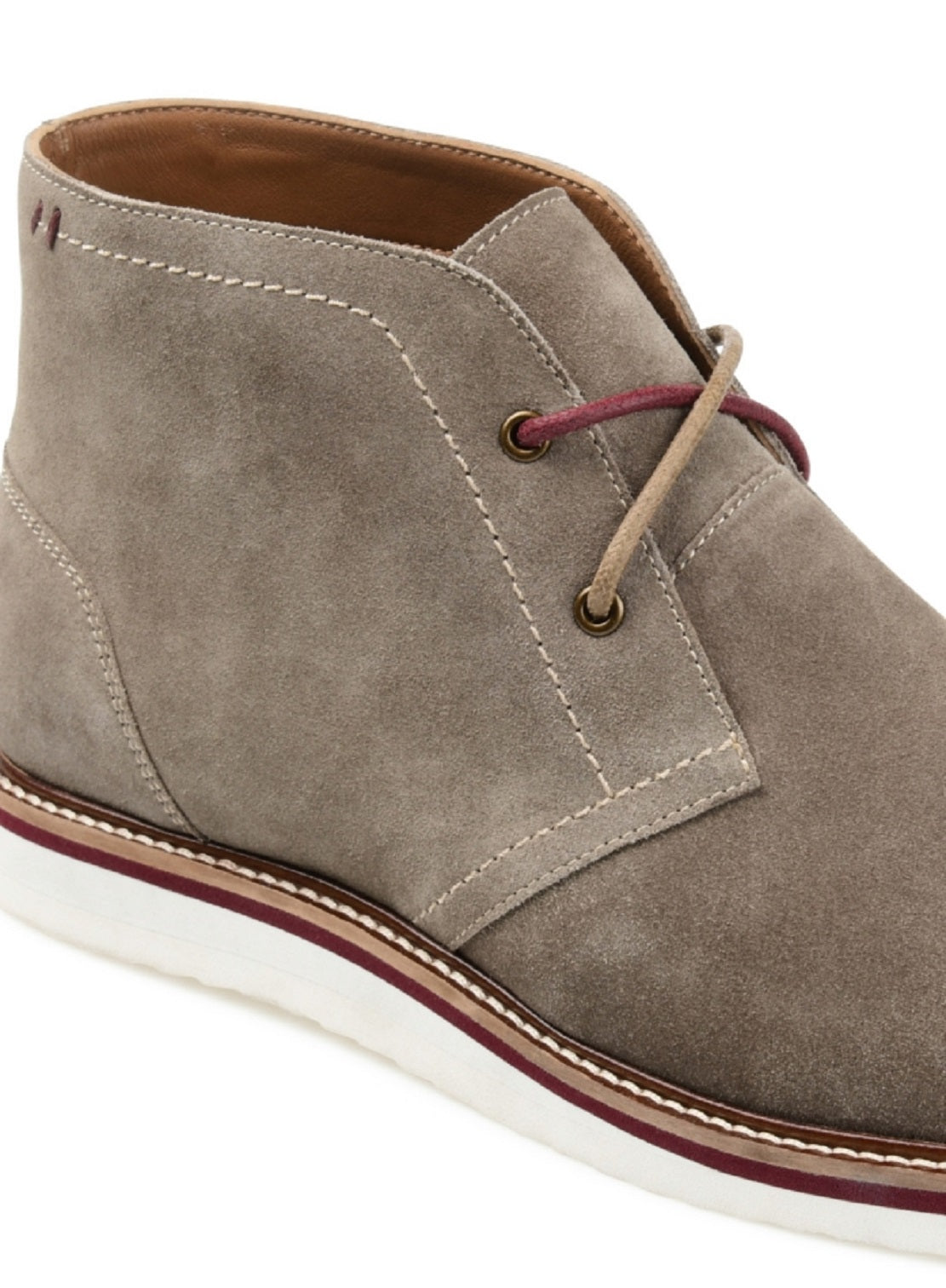 Botas Chukka Masculinas Thomas &amp; Vine Keegan Plain Toe Marrom Tamanho 8 M