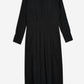 Topshop - Pleated Button Down Casual Long Sleeve Midi Dress