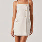 Astr - Azria Button-Front Wrap Dress