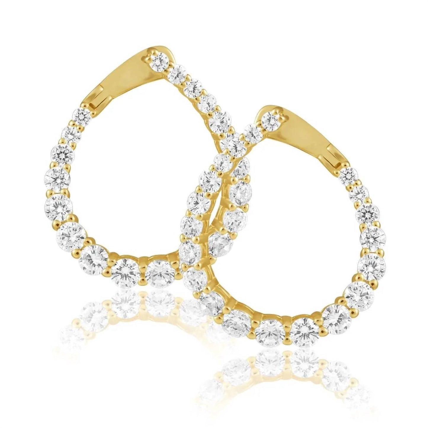 Sahira - Naomi Cz Large Earrings