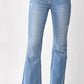 Risen - Women's High Ride Vintage Frayed Hem Bootcut Jeans