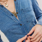 Free People - Long Sleeve Fitted Button Down Shirt