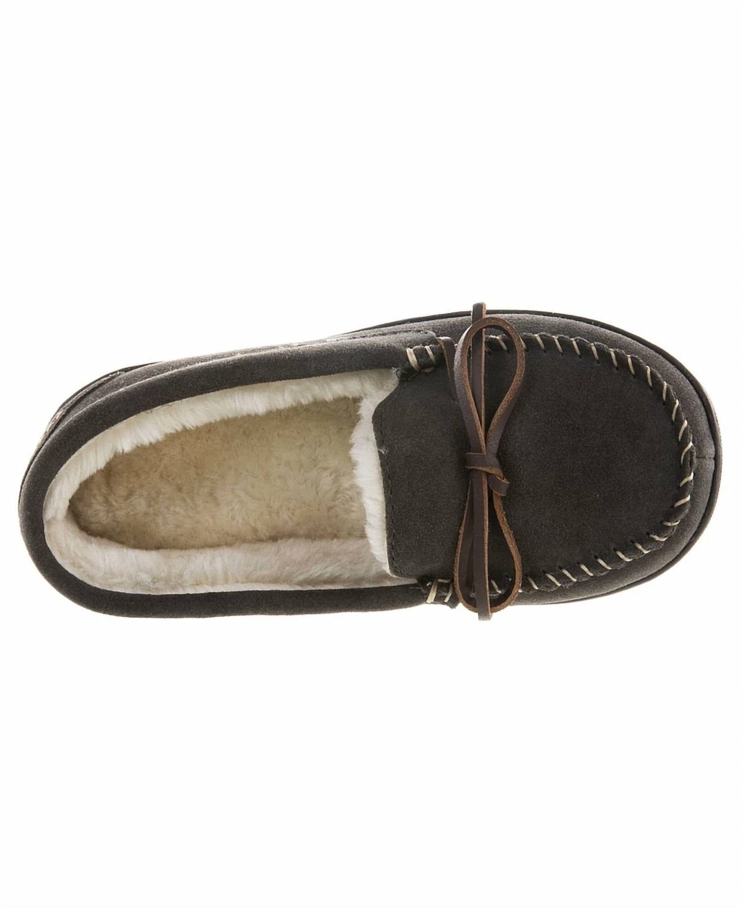 Isotoner - Women's Genuine Suede Moccasin Slippers