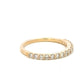 Aamiaa - 0.52 Carat Natural Diamond Half-eternity Band Ring