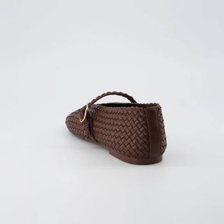 Cushionaire - Women's Bistro Woven Mary Jane Flat