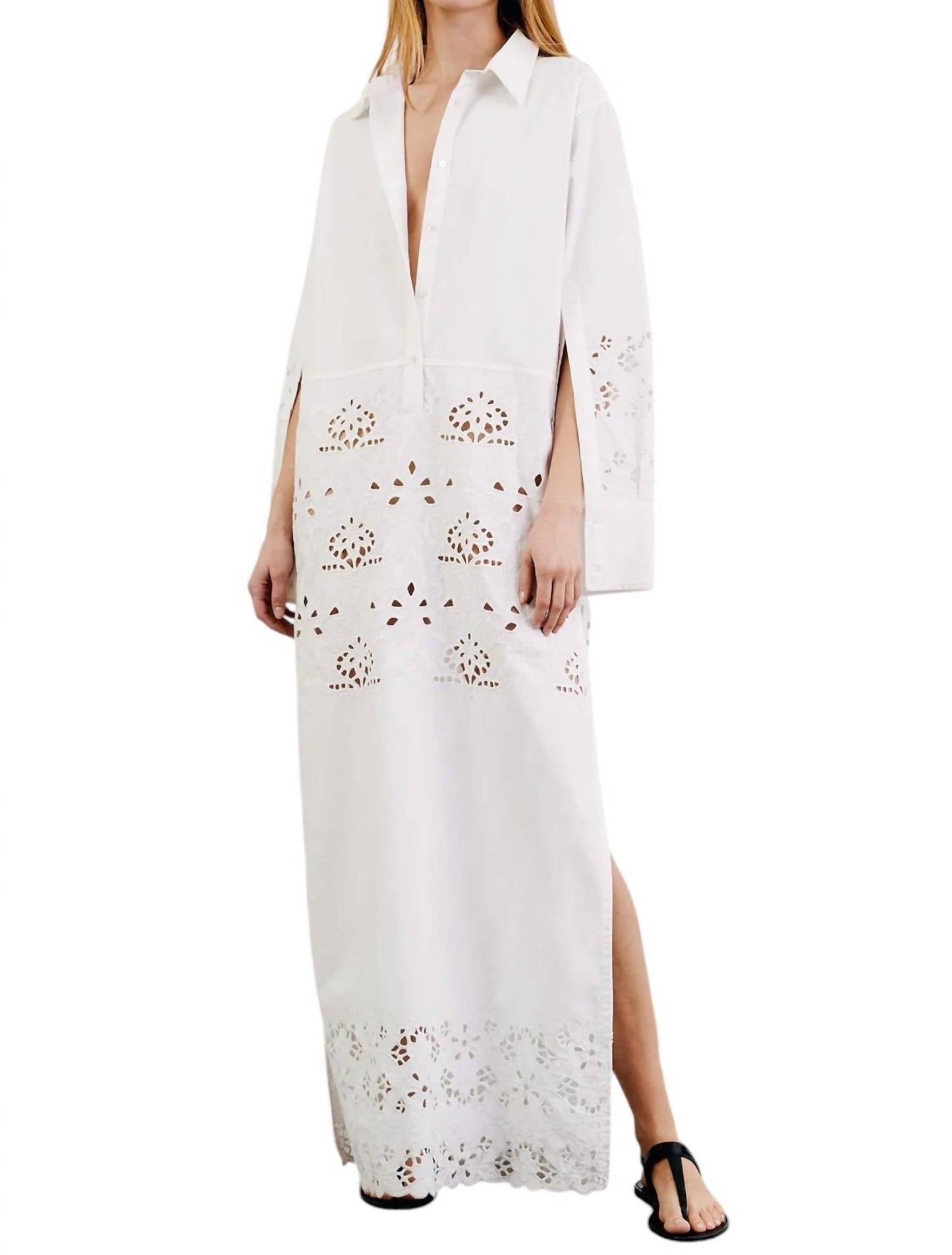 Nili Lotan - Louanne Embroidered Dress