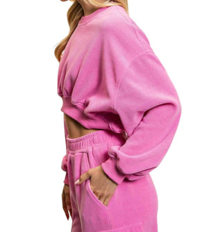 Conjunto Glam - Veludo cotelê desleixado