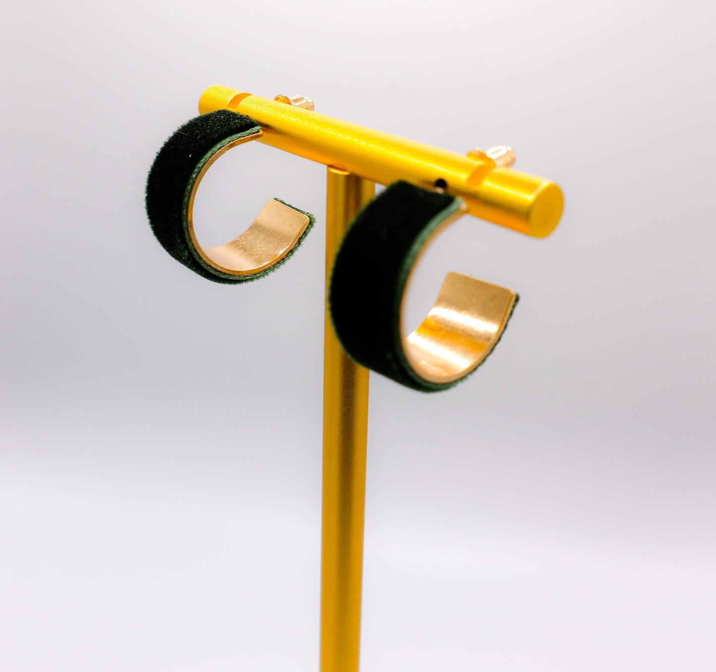 Brincos de veludo elegantes – Brincos de veludo luxuosos e marcantes