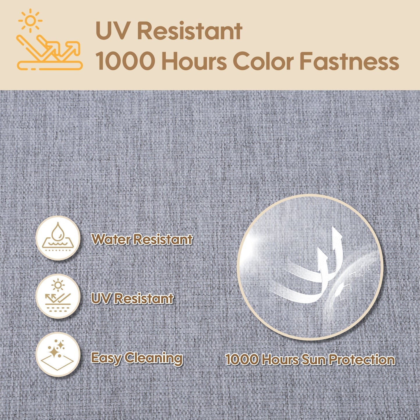 24x24 Inch Outdoor Deep Seat Cushion Set